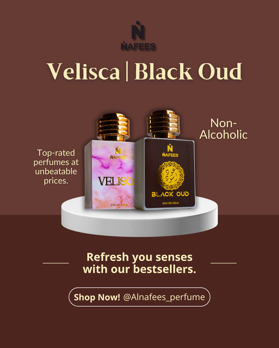 Velisca | Floral | Non Alcoholic | 50ml Aqua Perfume