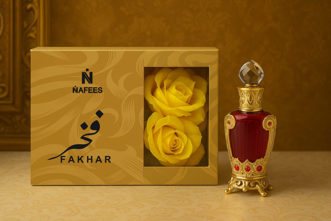 Fakhar | 24ml | Perfume Oil | For Him | A tribute to elegance, power, and heritage.