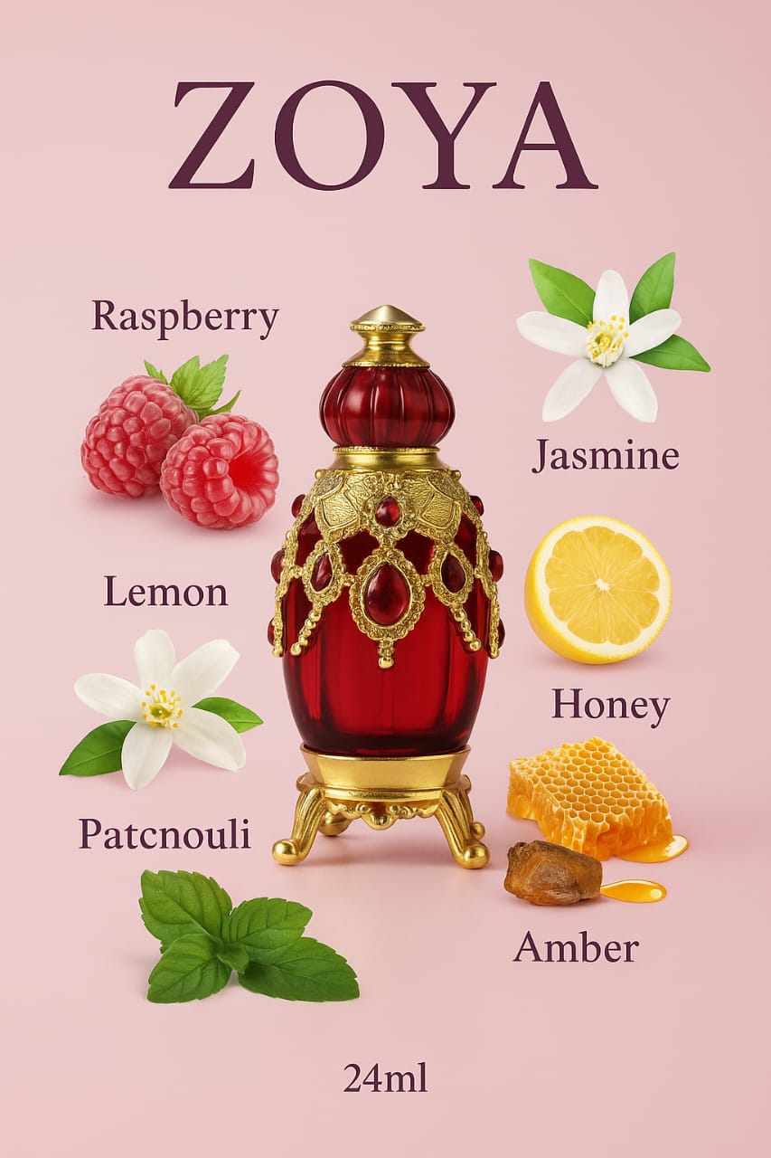Zoya | 24ml | Perfume Oil | Fragrance Crafted for Her