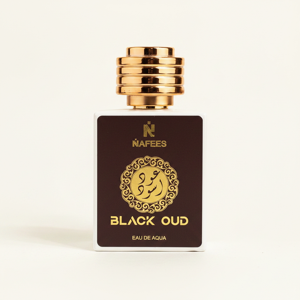 Black Oud - Ivory #FFFFF0 Background