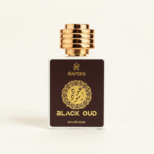Black Oud - Ivory #FFFFF0 Background