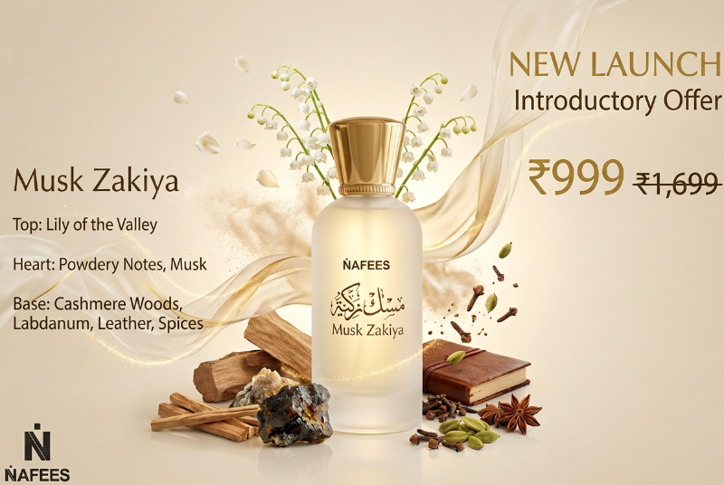 Musk Zakiya new launch introductory offer landscape banner