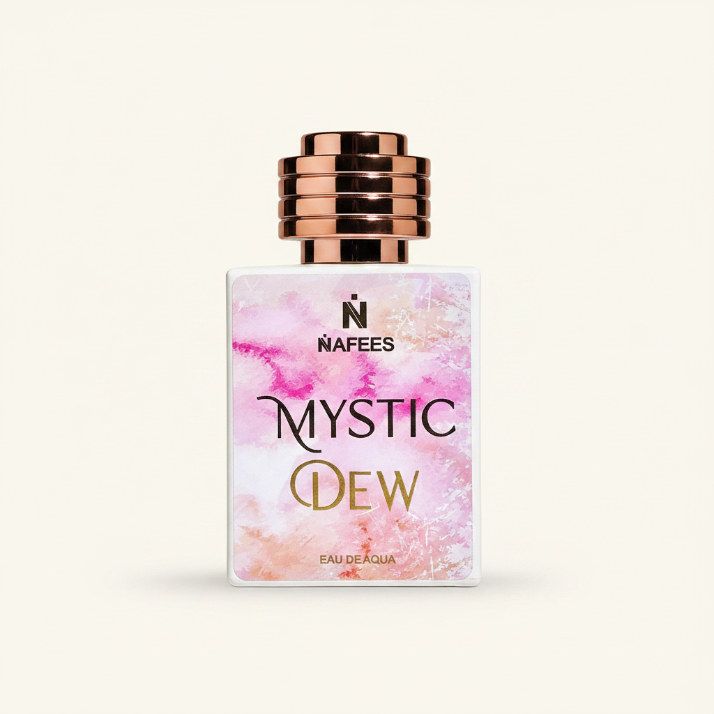 Mystic Dew - Ivory #FFFFF0 Background