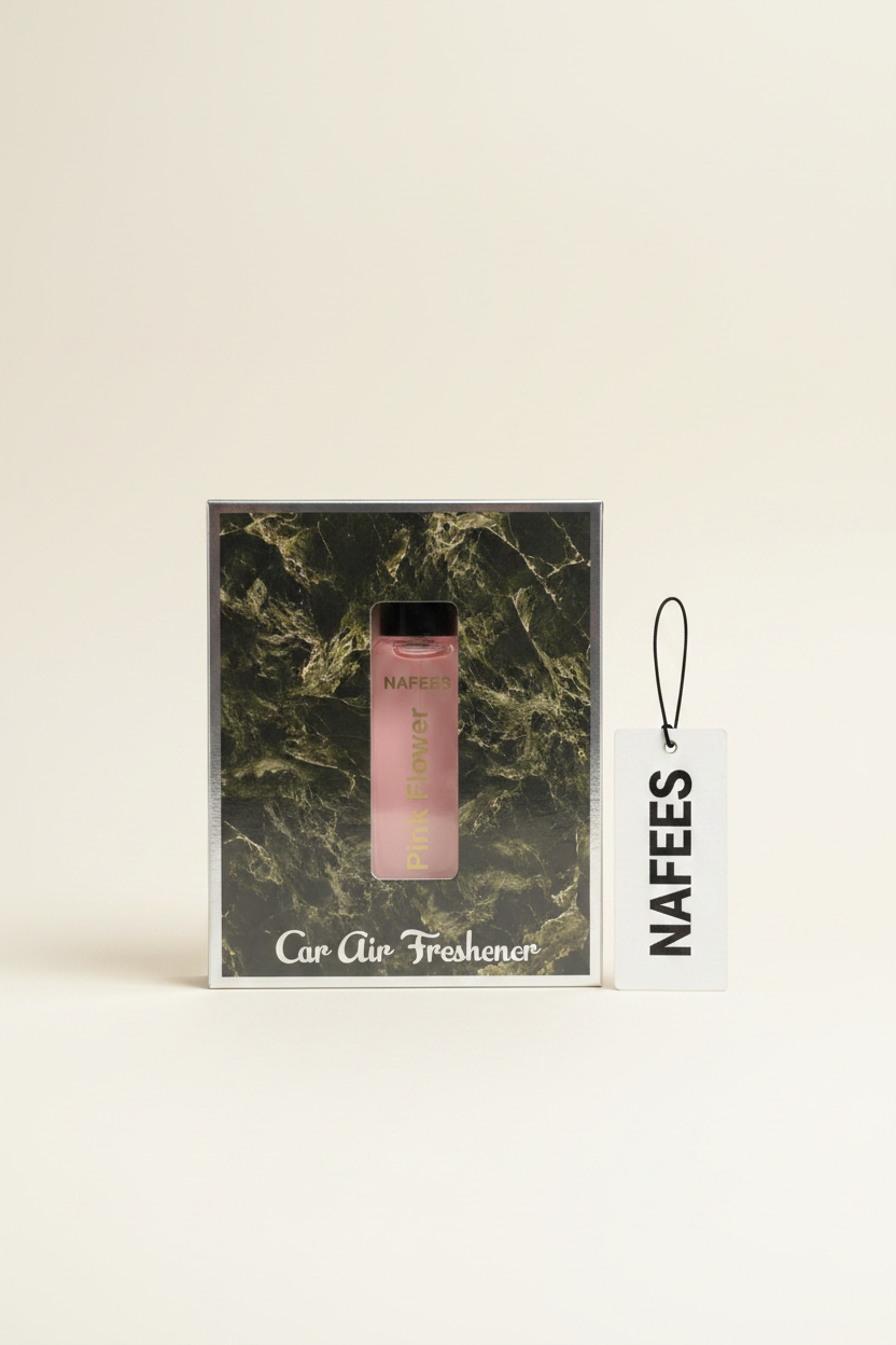 Nafees Car Air Freshener – Pink Floral