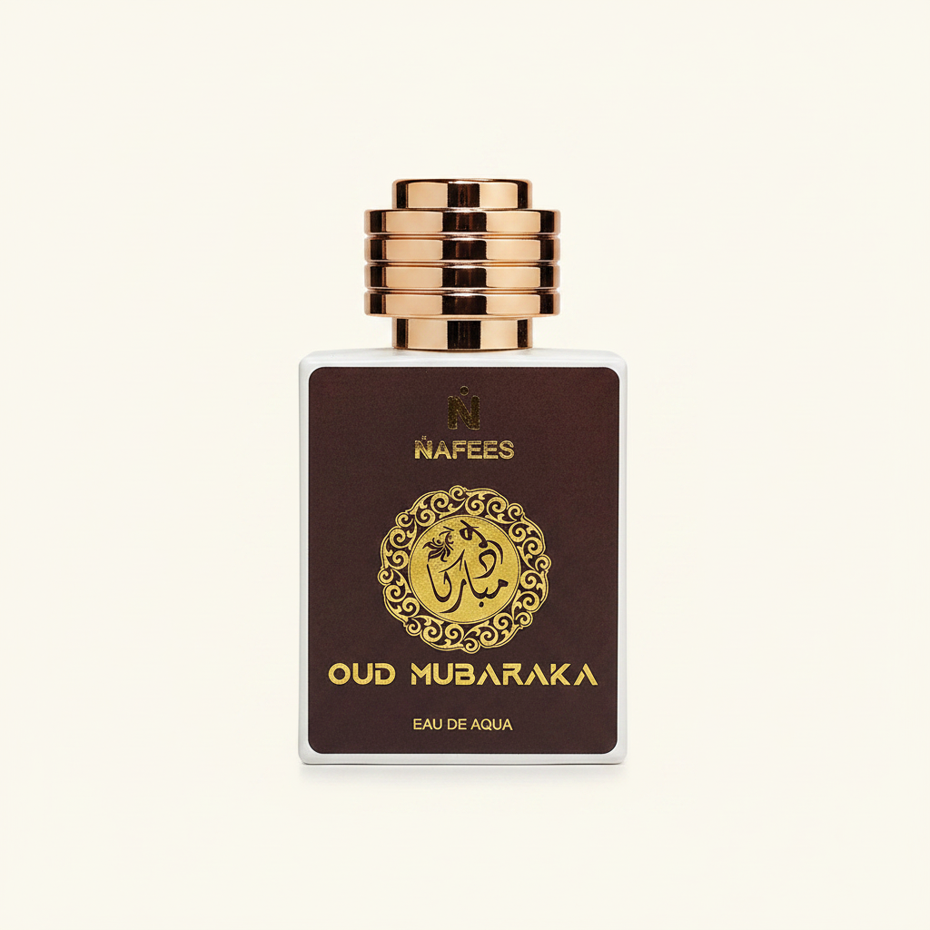 Oud Mubaraka - Ivory #FFFFF0 Background