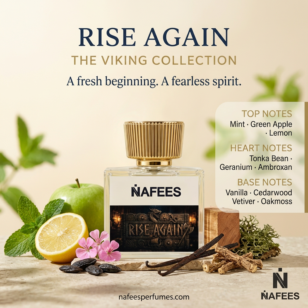 Rise Again fragrance-notes artwork